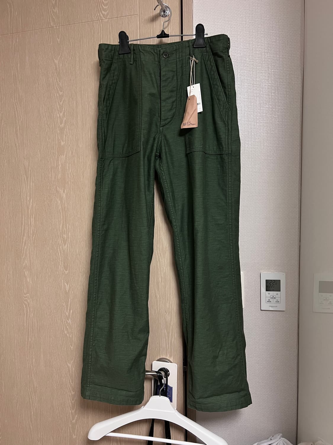 오어슬로우 퍼티그 팬츠 레귤러핏 2사이즈 새상품 팝니다. 상품이미지1