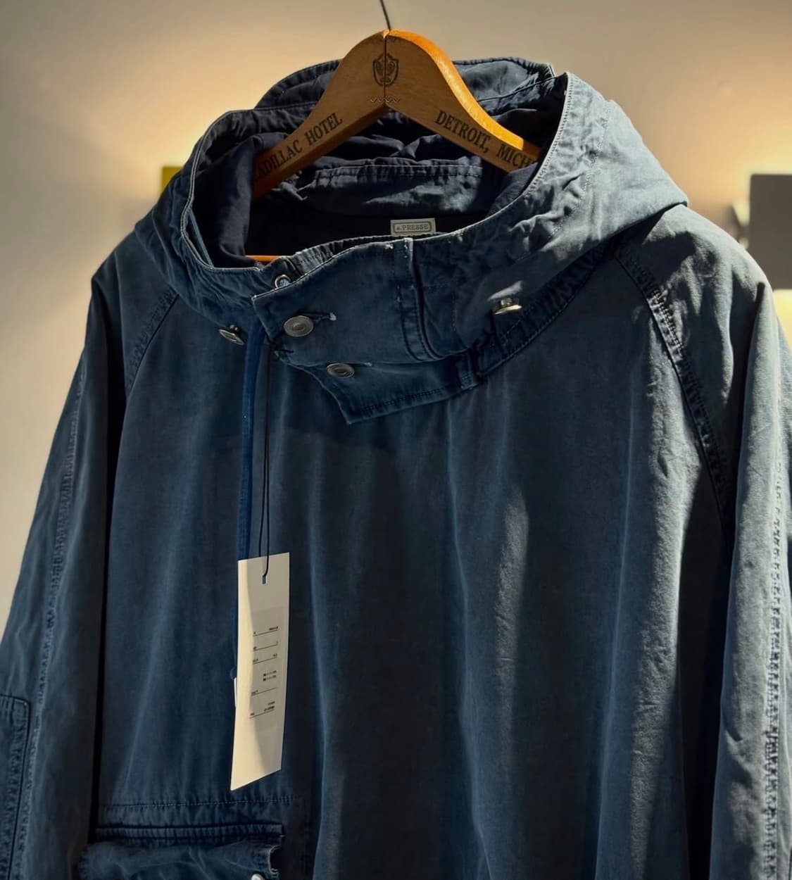 아프레쎄 빈티지 로얄 네이비 스목 자켓 상품이미지2