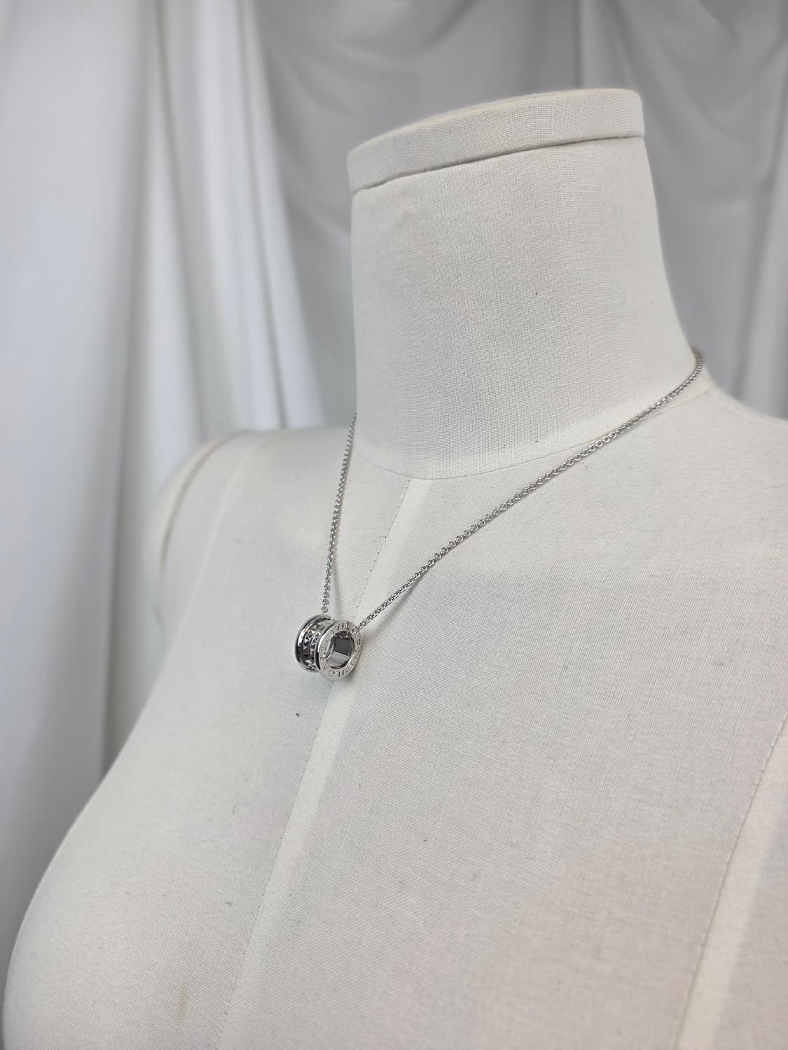 (새상품) 불가리 세이브더칠드런 실버 목걸이 상품이미지9