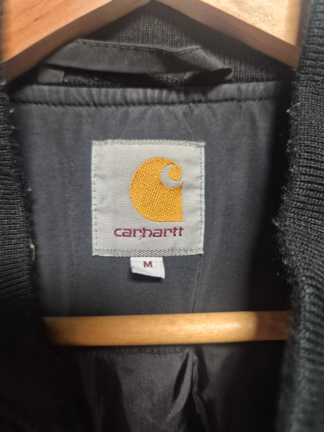 칼하트 블랙 MA-1 봄버 자켓 M사이즈(상태A급) 상품이미지2