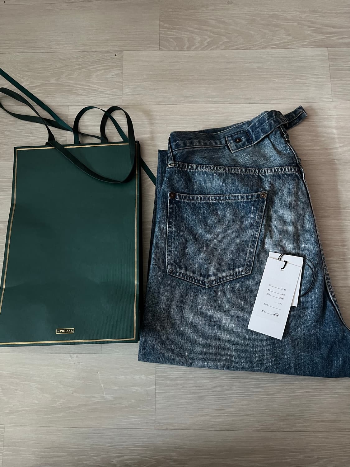 (30/32)A.presse No.22 아프레쎄 데님 상품이미지1