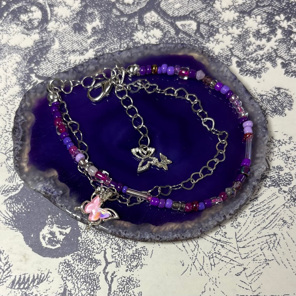 [W] 핸드메이드 비즈 팔찌 NAVI 025 상품이미지7