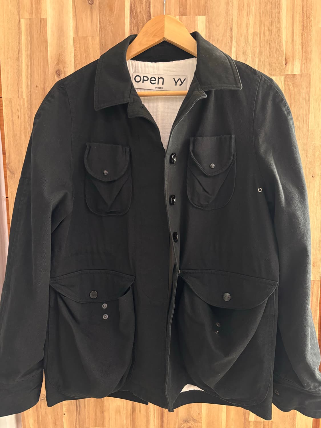 오픈와이와이 사파리 자켓 블랙 MULTI POCKET SAFARI JAC 상품이미지5