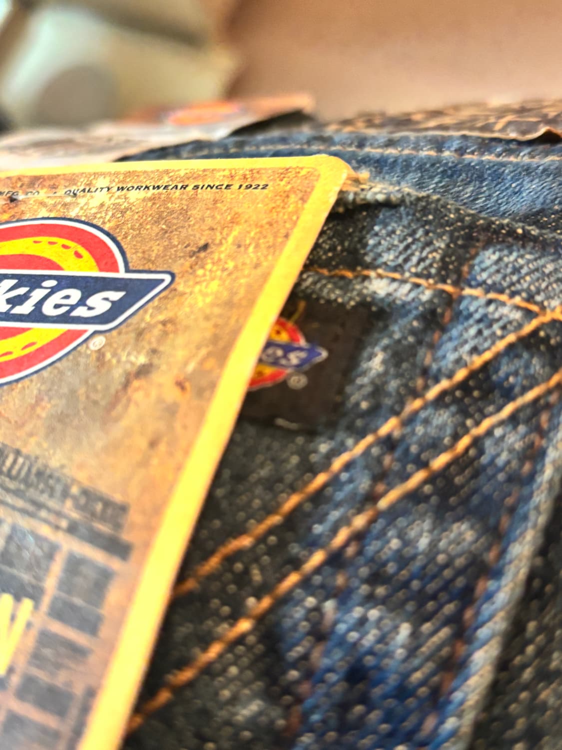 디키즈 슬림핏 5포켓 데님 30x32(새상품) 상품이미지5