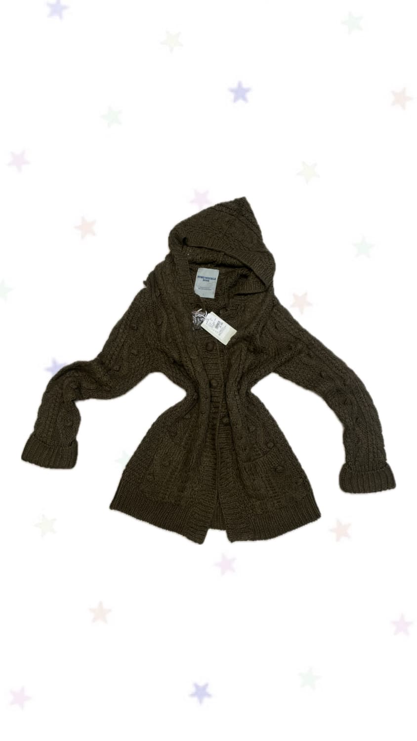 카키 폼폼 가디건 상품이미지5