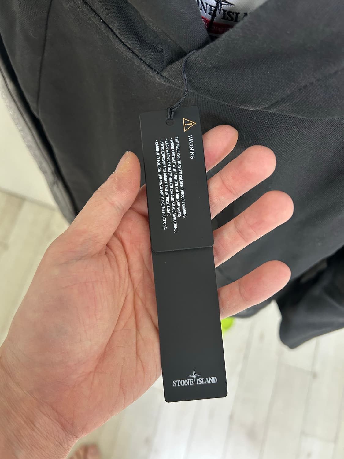 스톤아일랜드 x 슈프림 후드 블랙 m 상품이미지6
