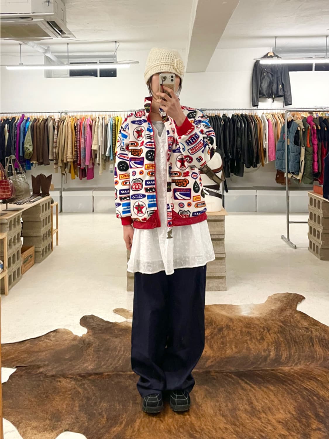 HYSTERIC GLAMOUR racing fleece jacket 상품이미지1