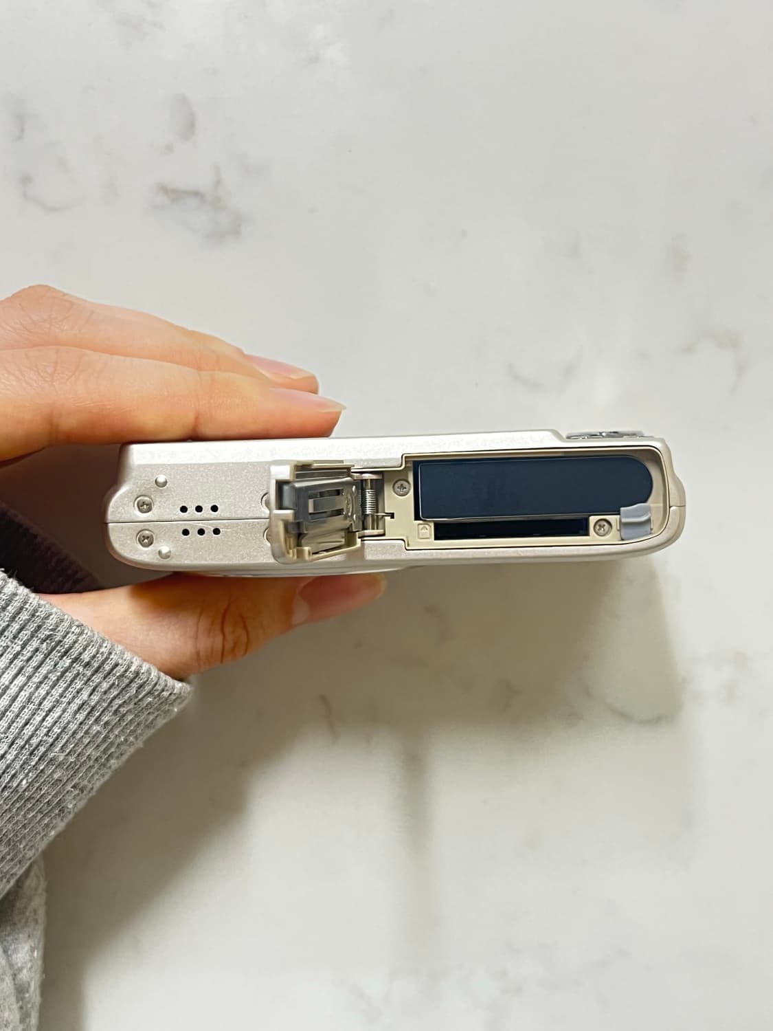 작례O )메이크업 모드! 카시오 엑슬림 z450 샴페인 골드 빈티지 디카 상품이미지6