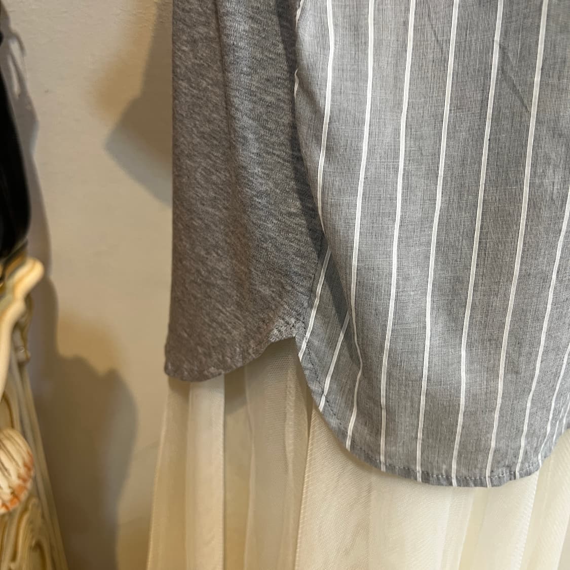 꾸레쥬 스트라이프 롤업 셔츠 상품이미지8