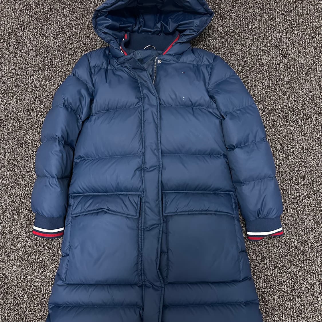 타미힐피거 여성 다운 롱패딩 네이비 신장 164 상품이미지2