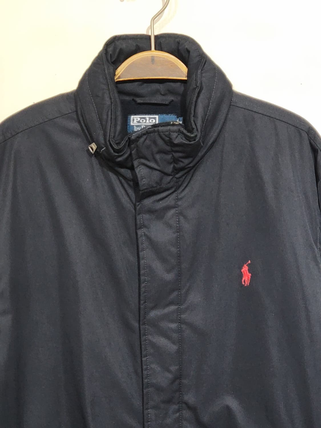 (L) 랄프로렌 폴로 점퍼 네이비 안감기모 로고 자켓 상품이미지2