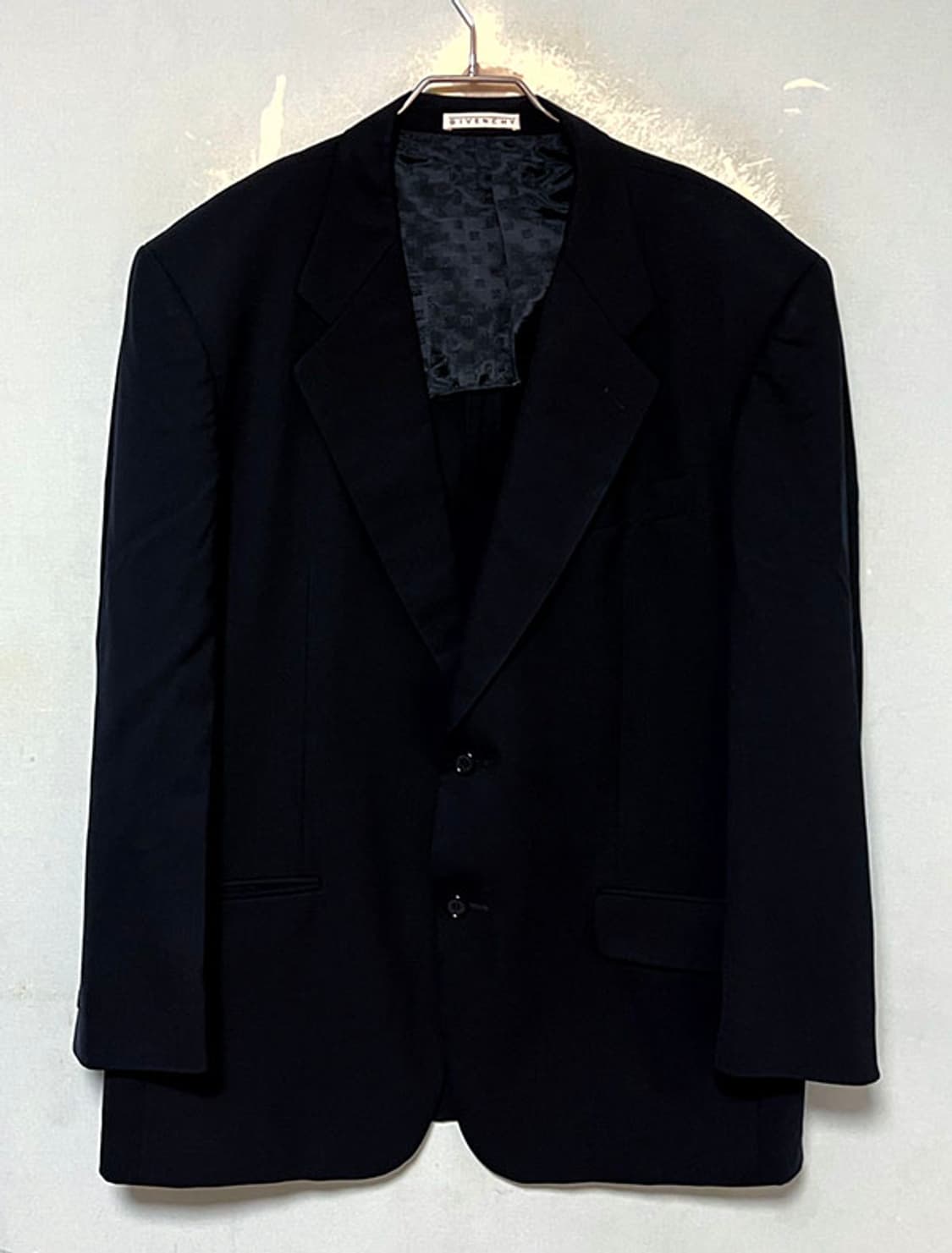 지방시 정장자켓 여름 블레이저 솔리드 투버튼 다크네이비 XL 105 상품이미지1