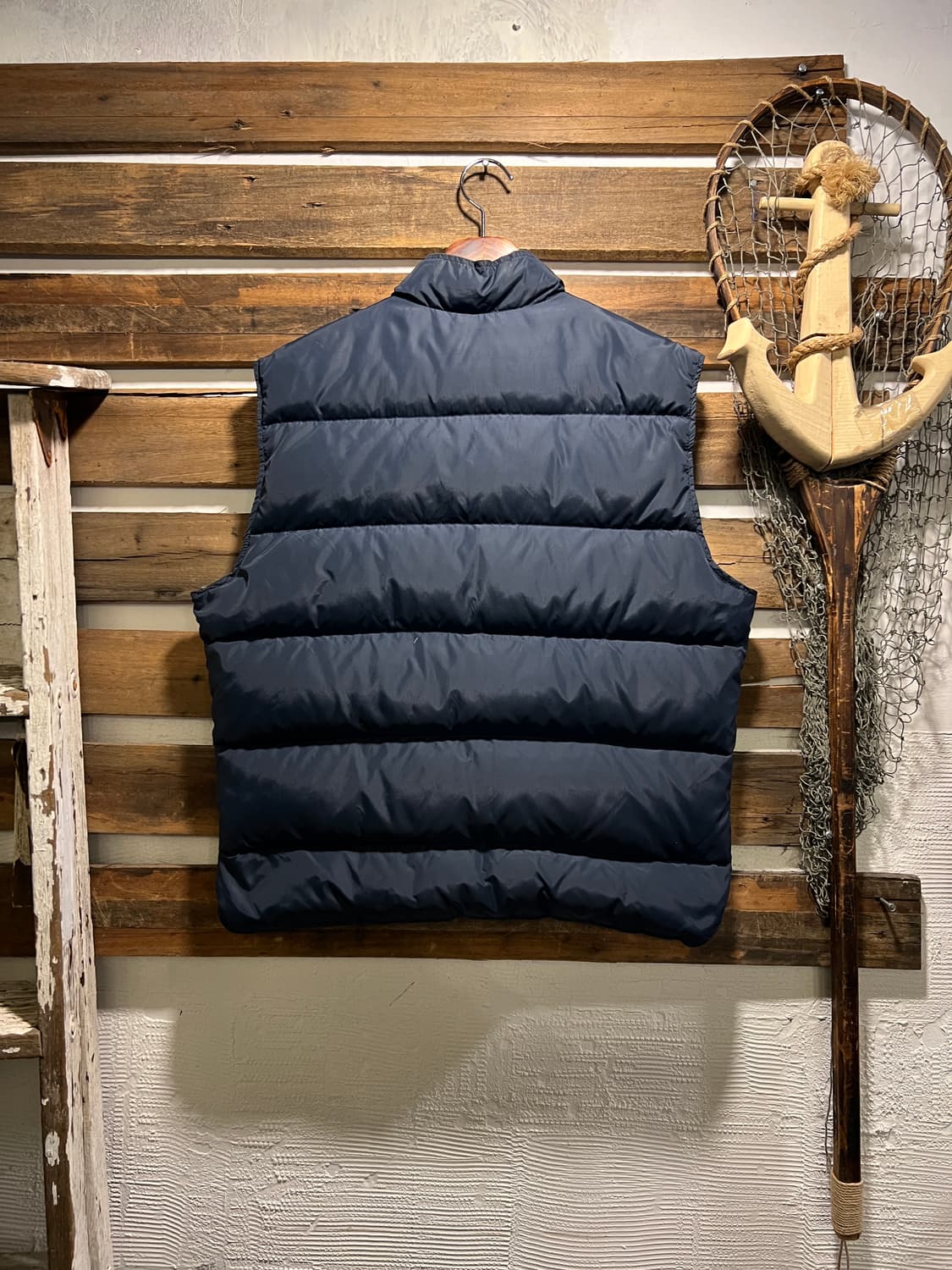 [M]90's Schott USA Made 쇼트 리버시블 다운 베스트 상품이미지9