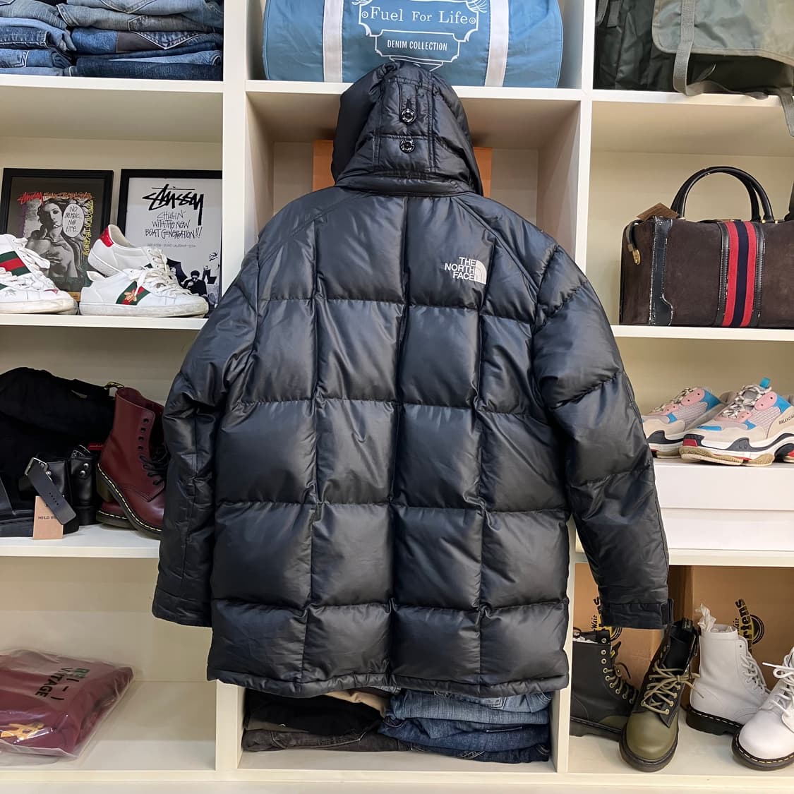 노스페이스 550 블랙 구스 패딩 점퍼 L 상품이미지3