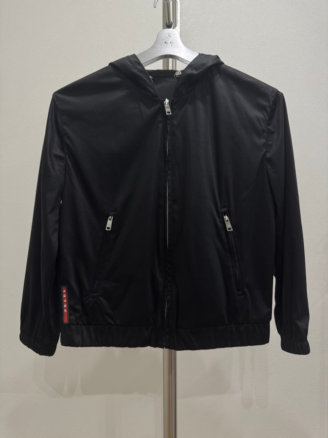 프라다 스포츠 크롭 멀티짚 후드 집업 상품이미지5