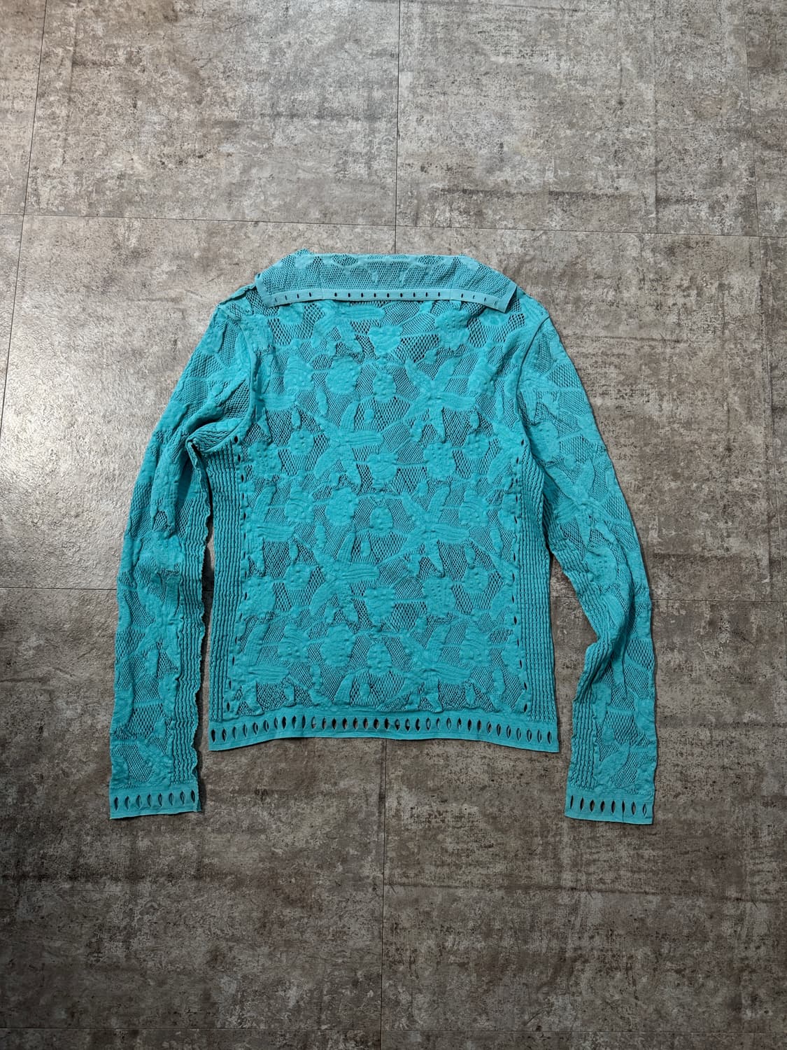 히로코 비스 레이스 투웨이 지퍼 가디건 상품이미지5