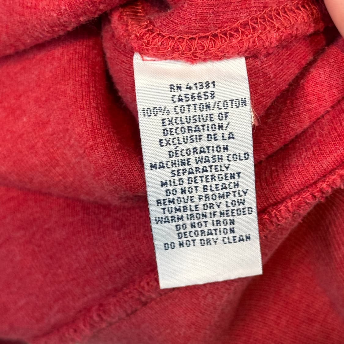 S) 폴로 랄프로렌 레드 숄카라 코튼 니트 상품이미지7