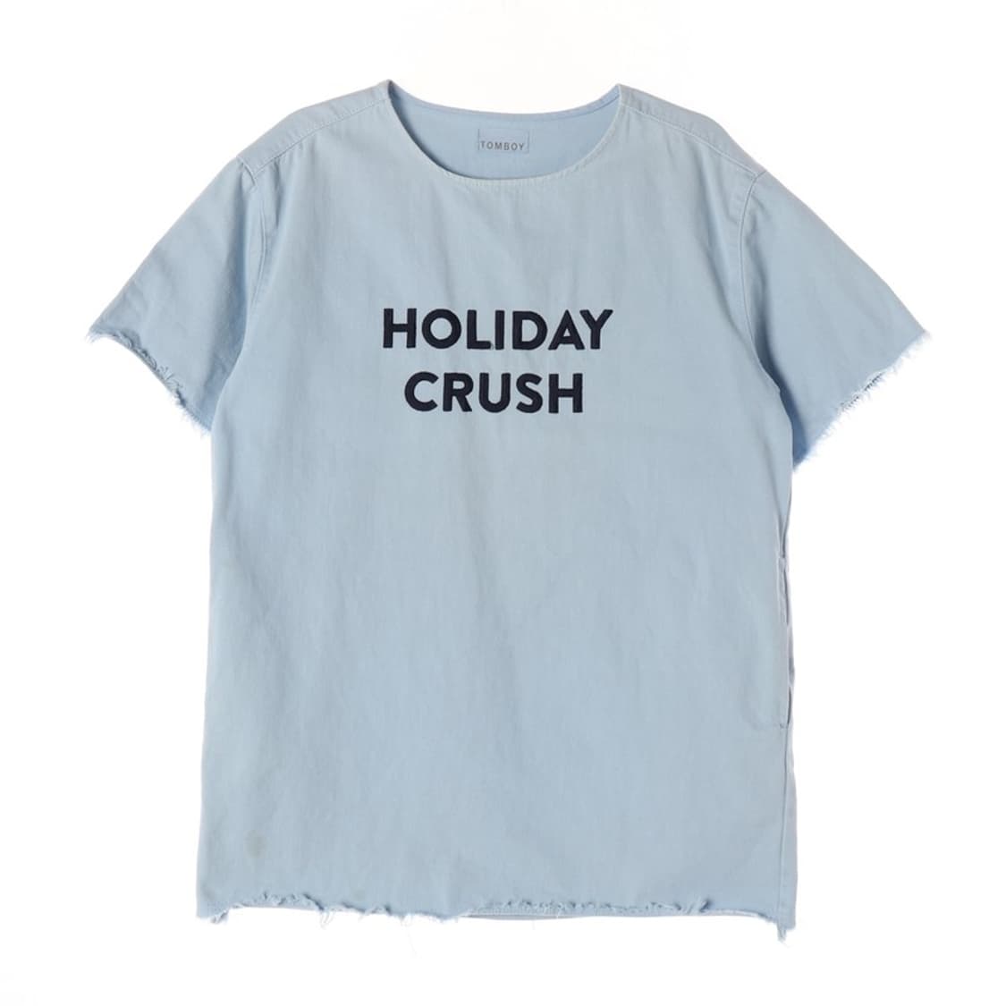 톰보이 빈티지 레터링 반팔 티셔츠 F 상품이미지1