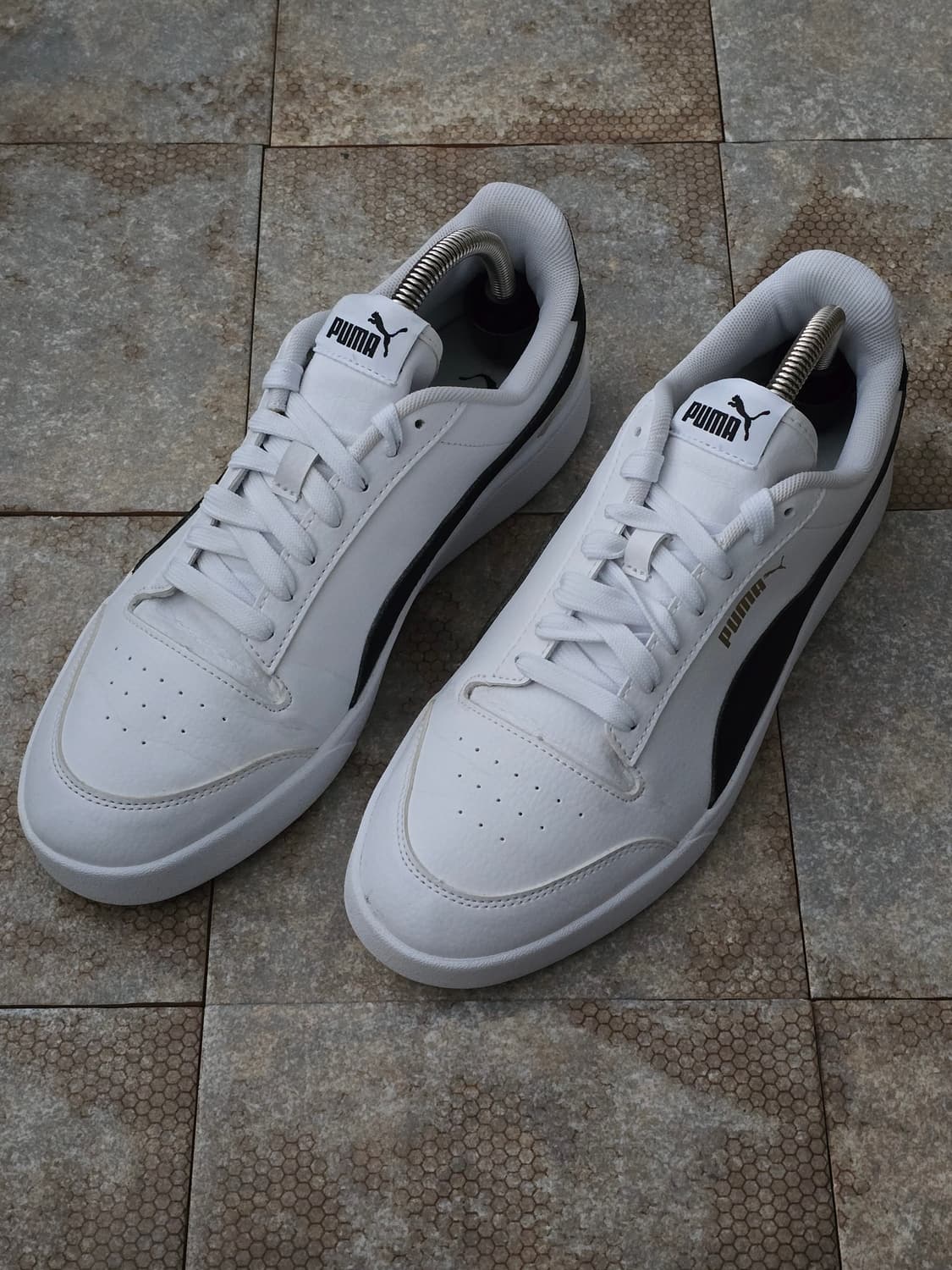 (280)푸마 셔틀 화이트 블랙 상품이미지1