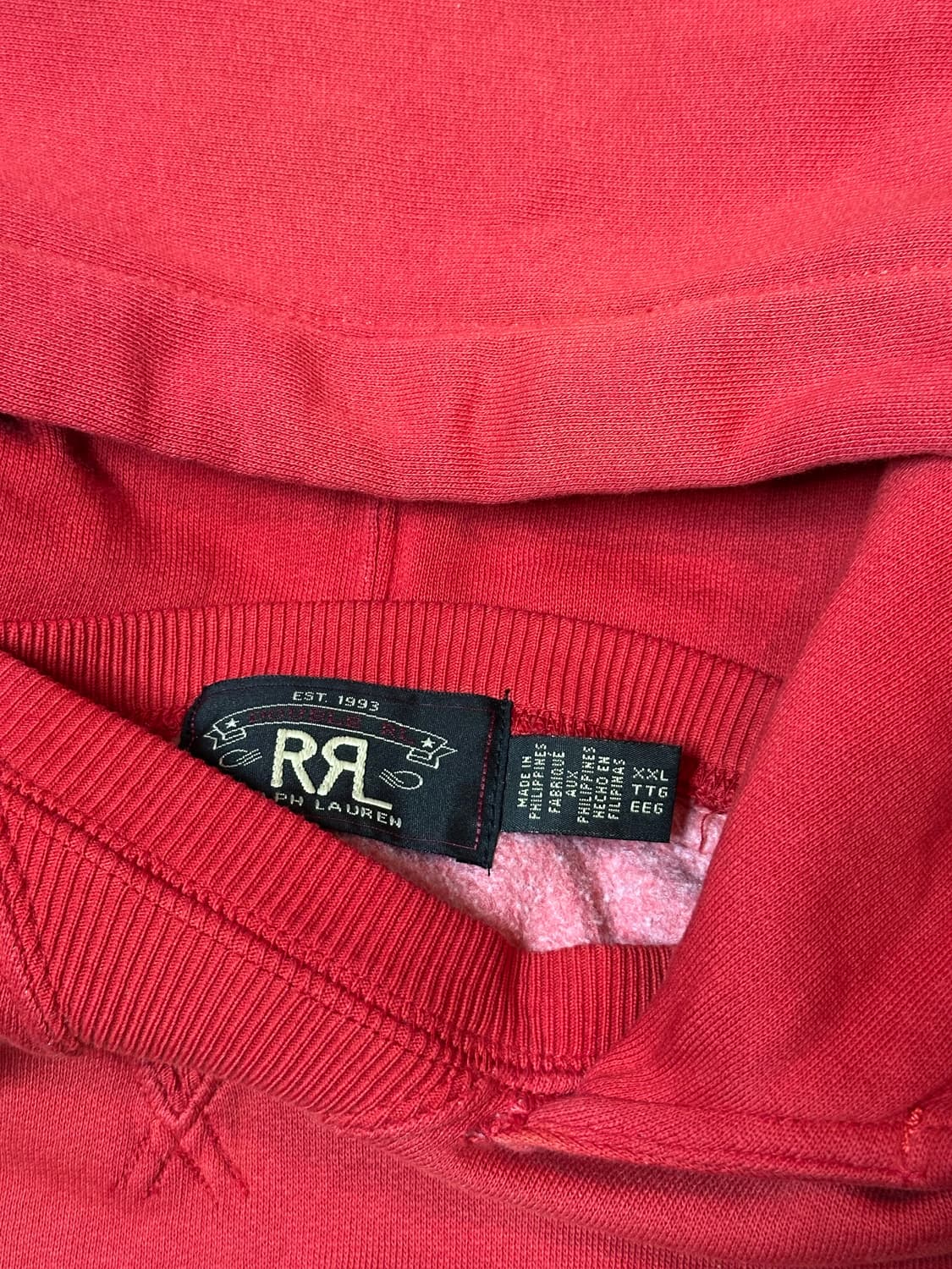 더블알엘 후드티XXL 상품이미지3