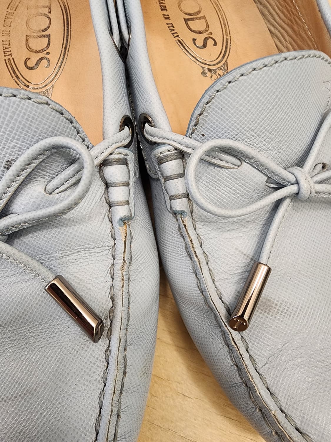 토즈 트라이빙 플랫슈즈 36 블루 상품이미지8