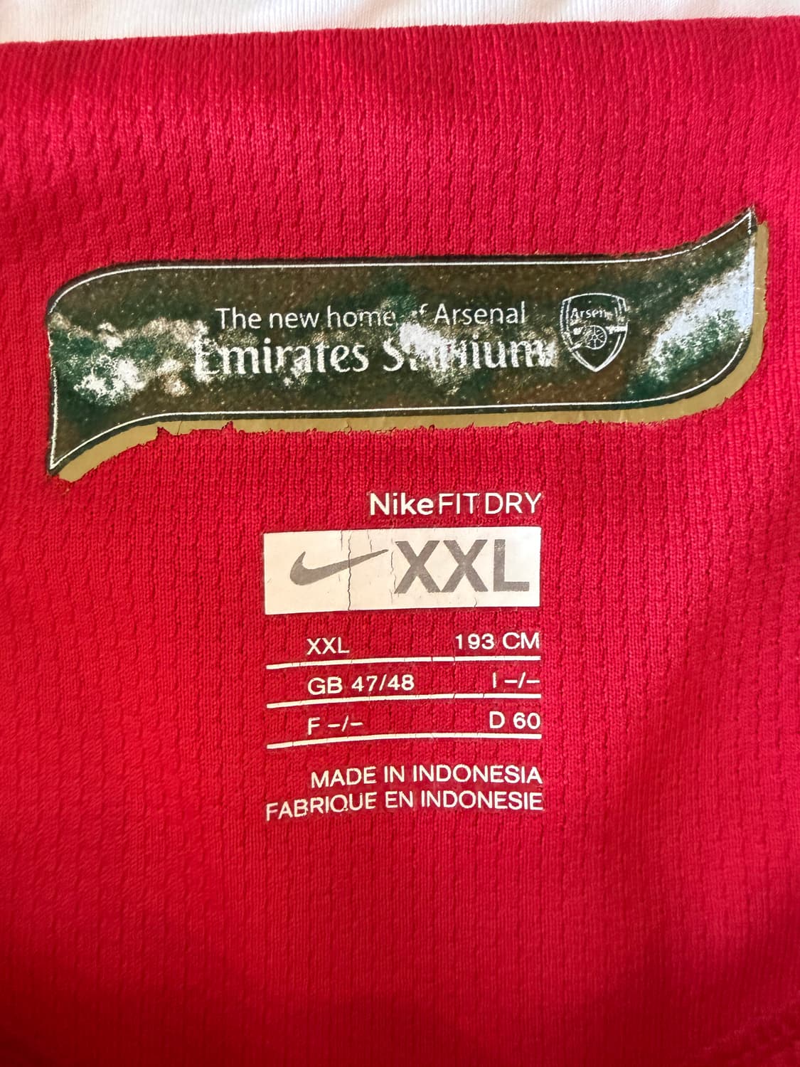 [2XL/115]06-07 아스날 홈 앙리 유니폼 146769-616 상품이미지4