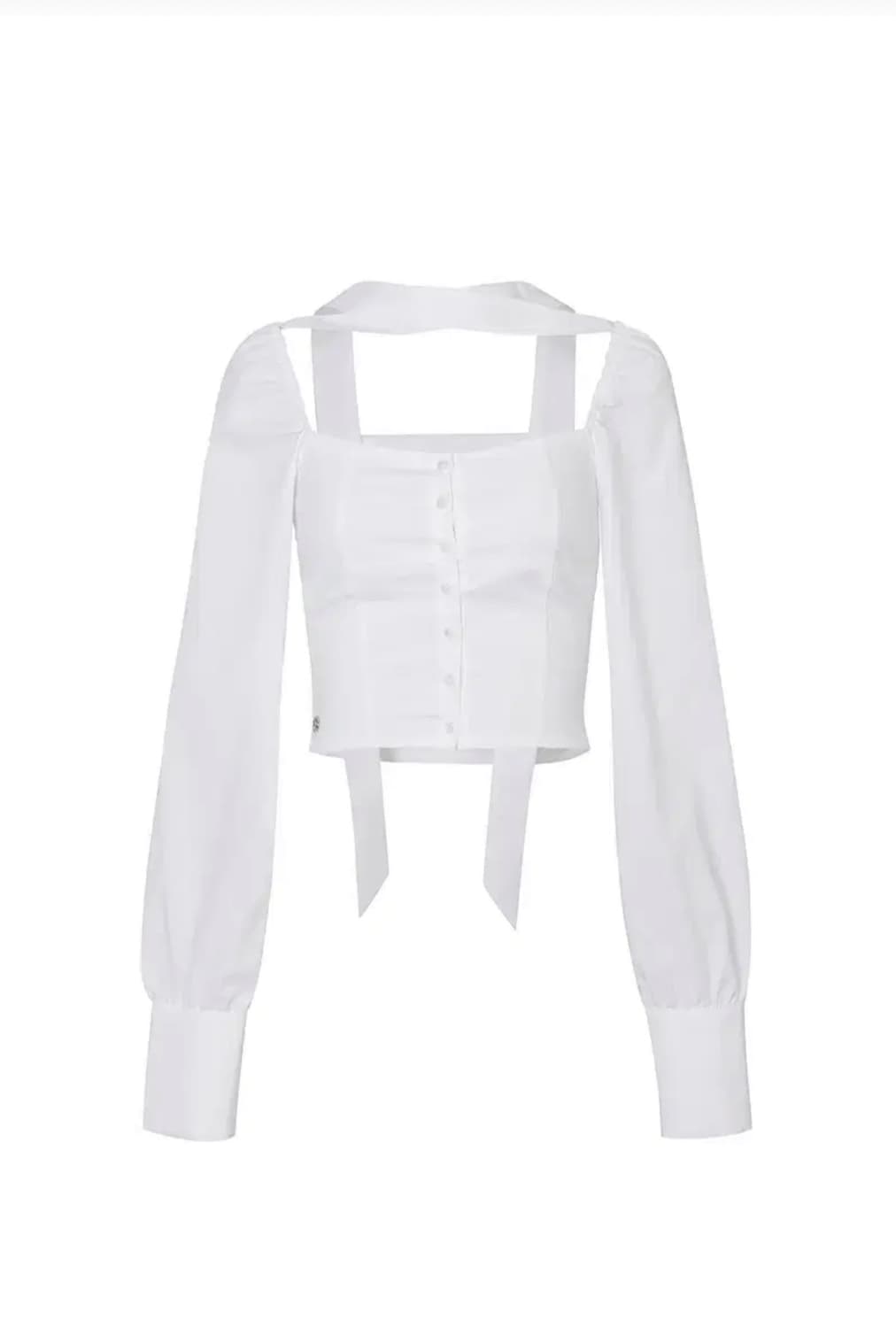 페인오어플레져 비앙카 스퀘어넥 블라우스 상품이미지1