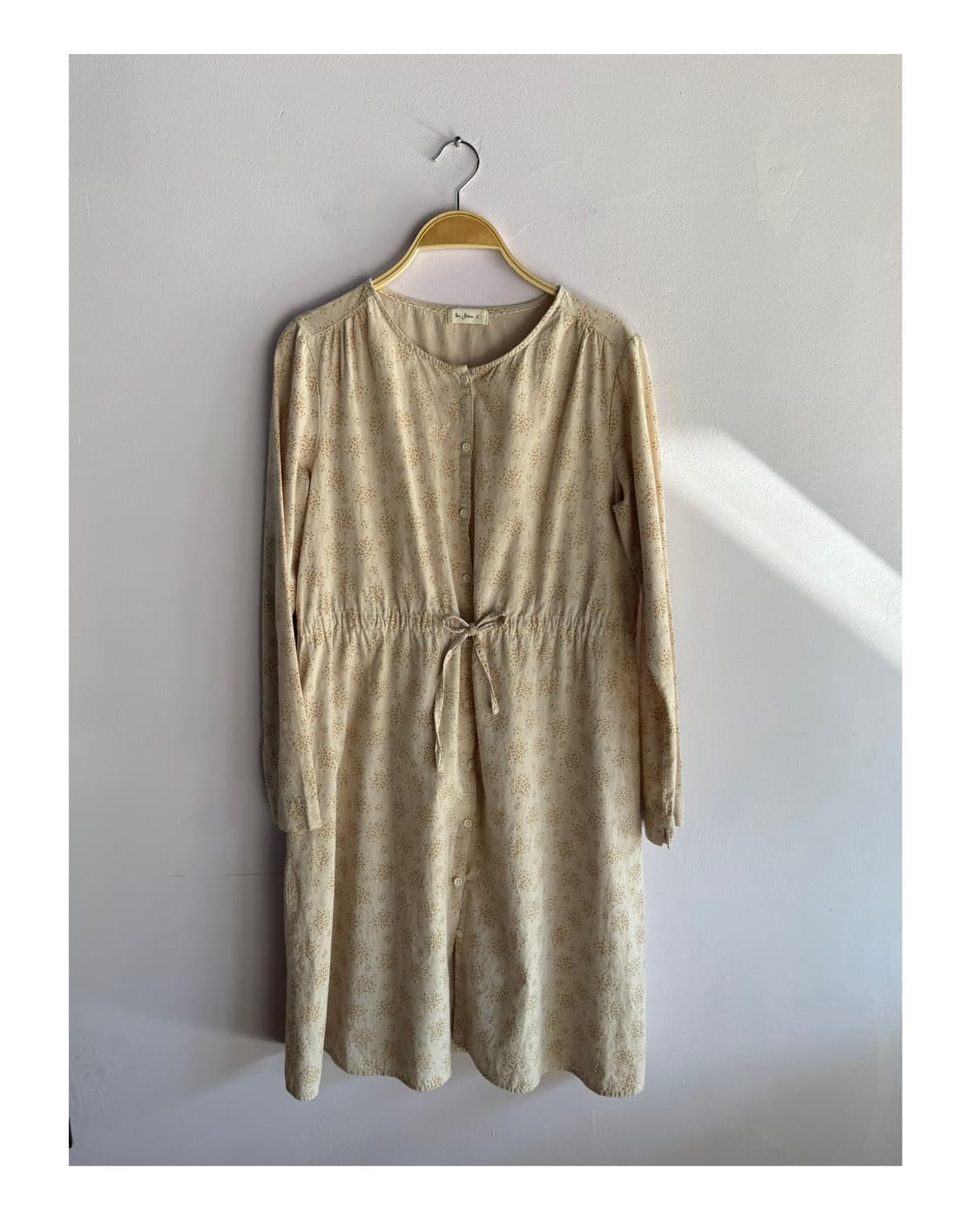 일본빈티지 잔꽃 베이지원피스 봄원피스 상품이미지2