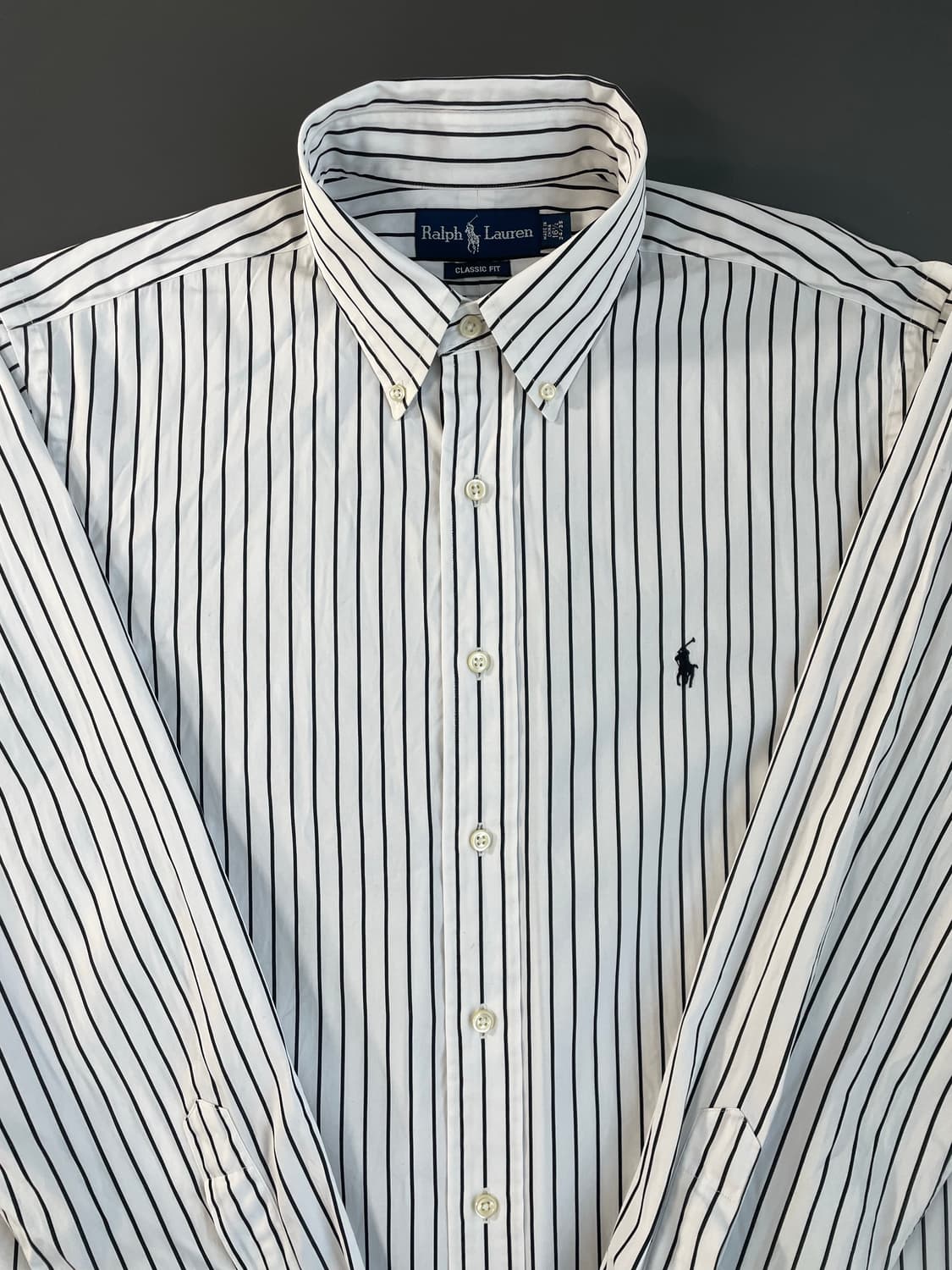 [XL] 폴로 랄프로렌 코튼 스트라이프 셔츠 클래식핏 상품이미지2