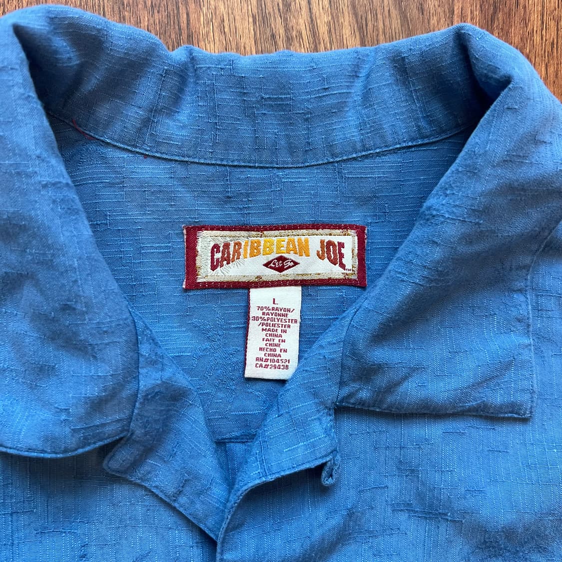 [L]CARIBBEAN JOE 카리빈조 블루 하와이안 셔츠  상품이미지3