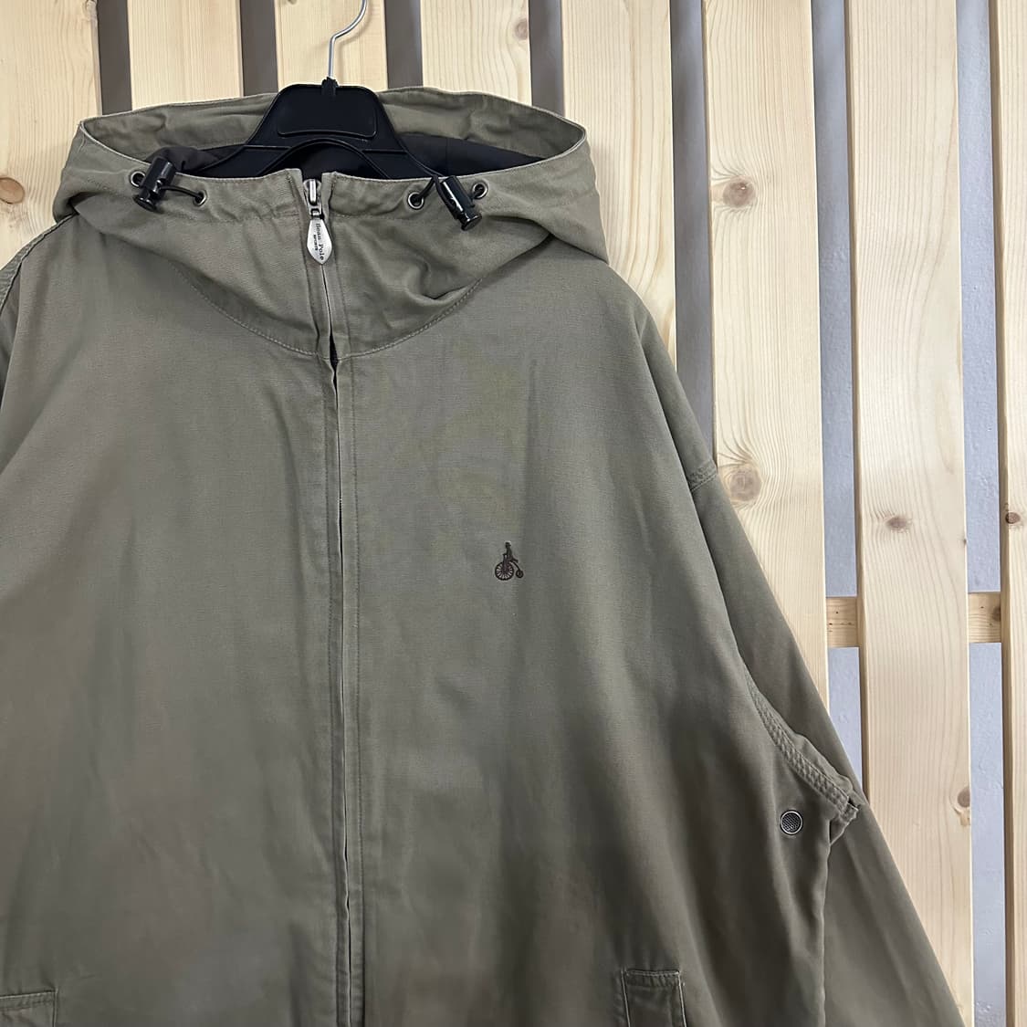 (XL) 빈폴 카키 바람막이 후드 집업 자켓 상품이미지3