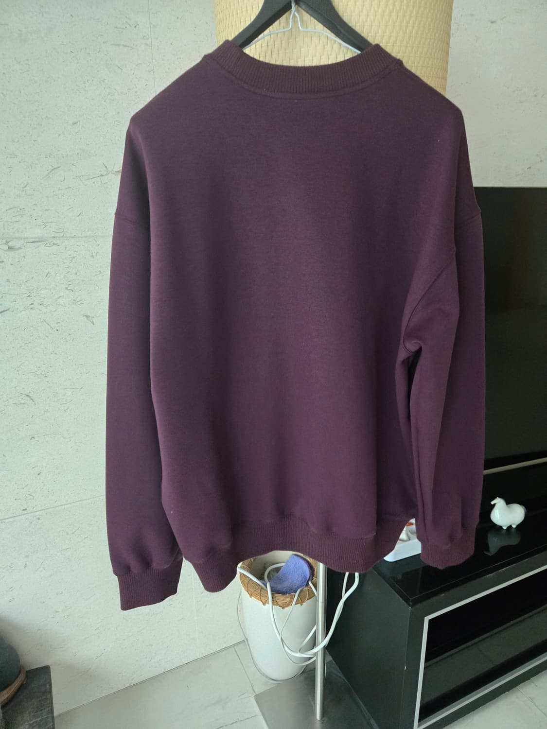 시스템옴므 버건디 맨투맨 100 상품이미지3