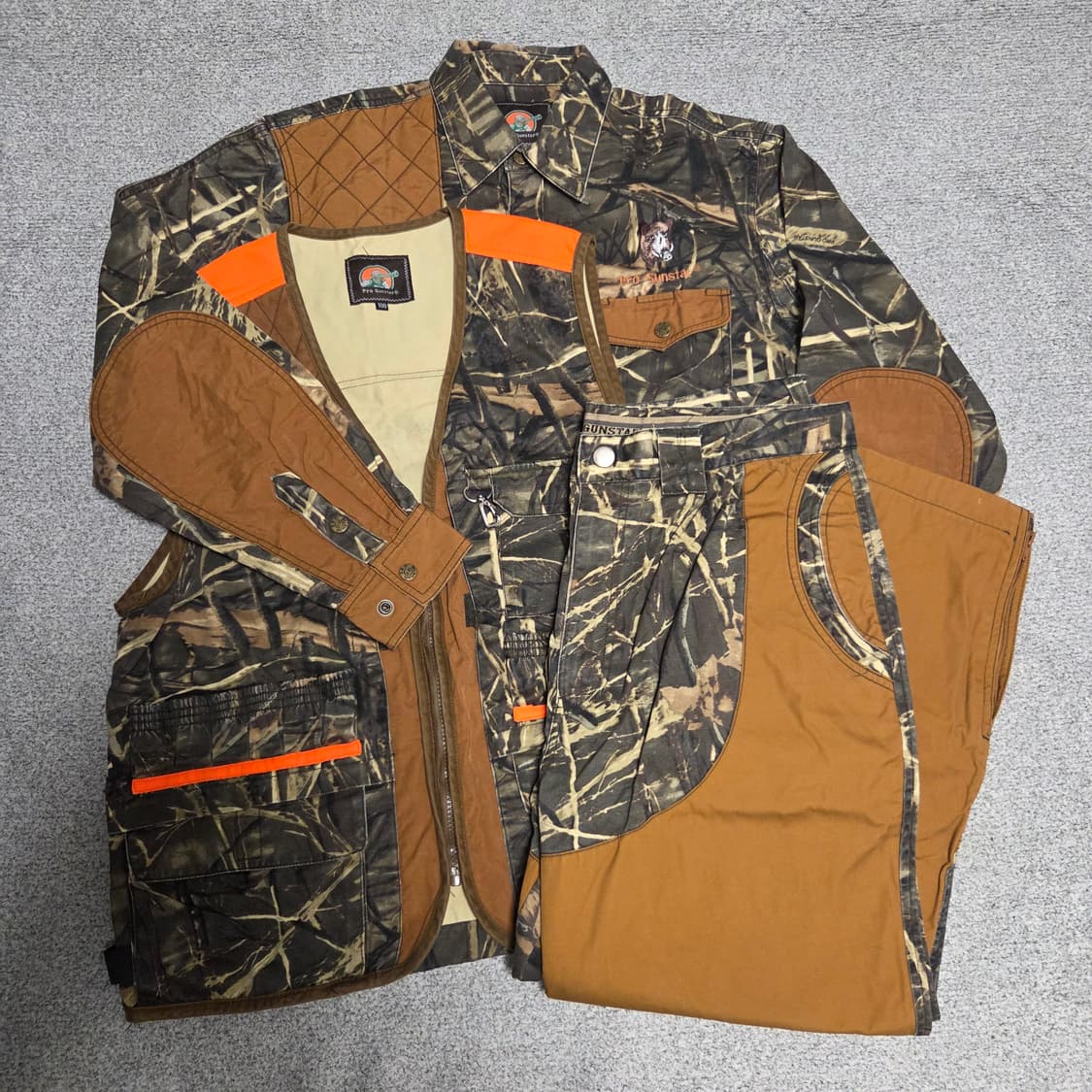 Pro Gunster 리얼트리 헌팅 자켓 베스트 팬츠 풀셋업 L 상품이미지1