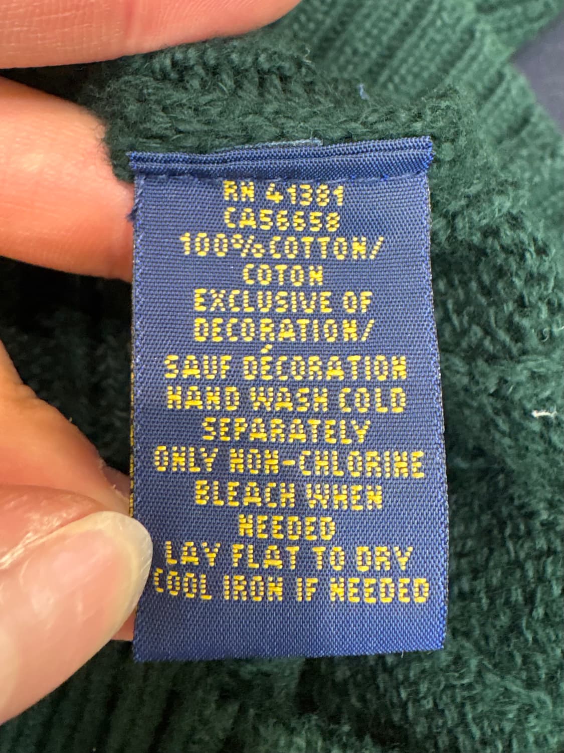 폴로 랄프로렌 꽈배기 니트 상품이미지10