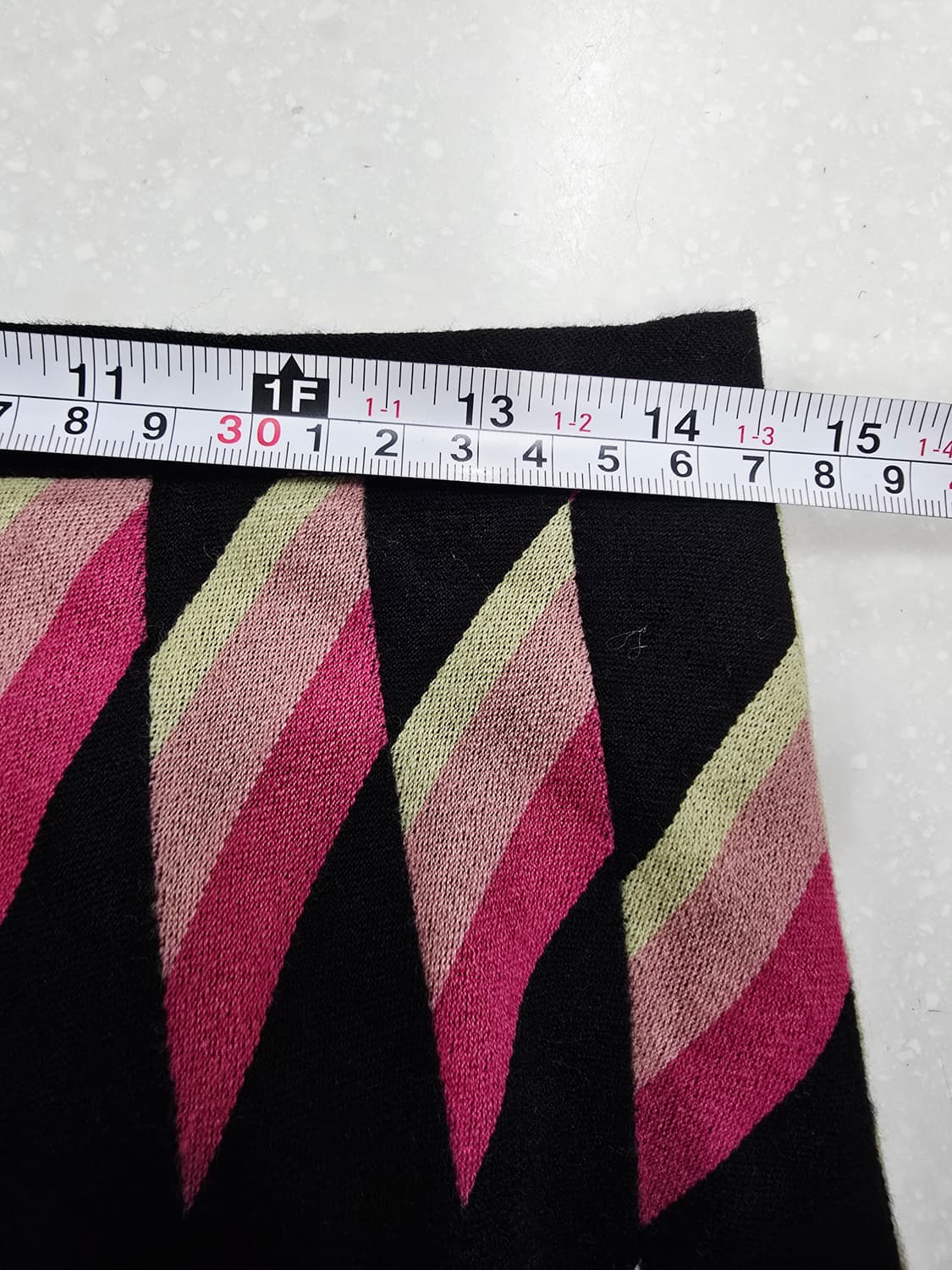 레니본 핑크 스트라이프 플리츠 스커트 상품이미지6