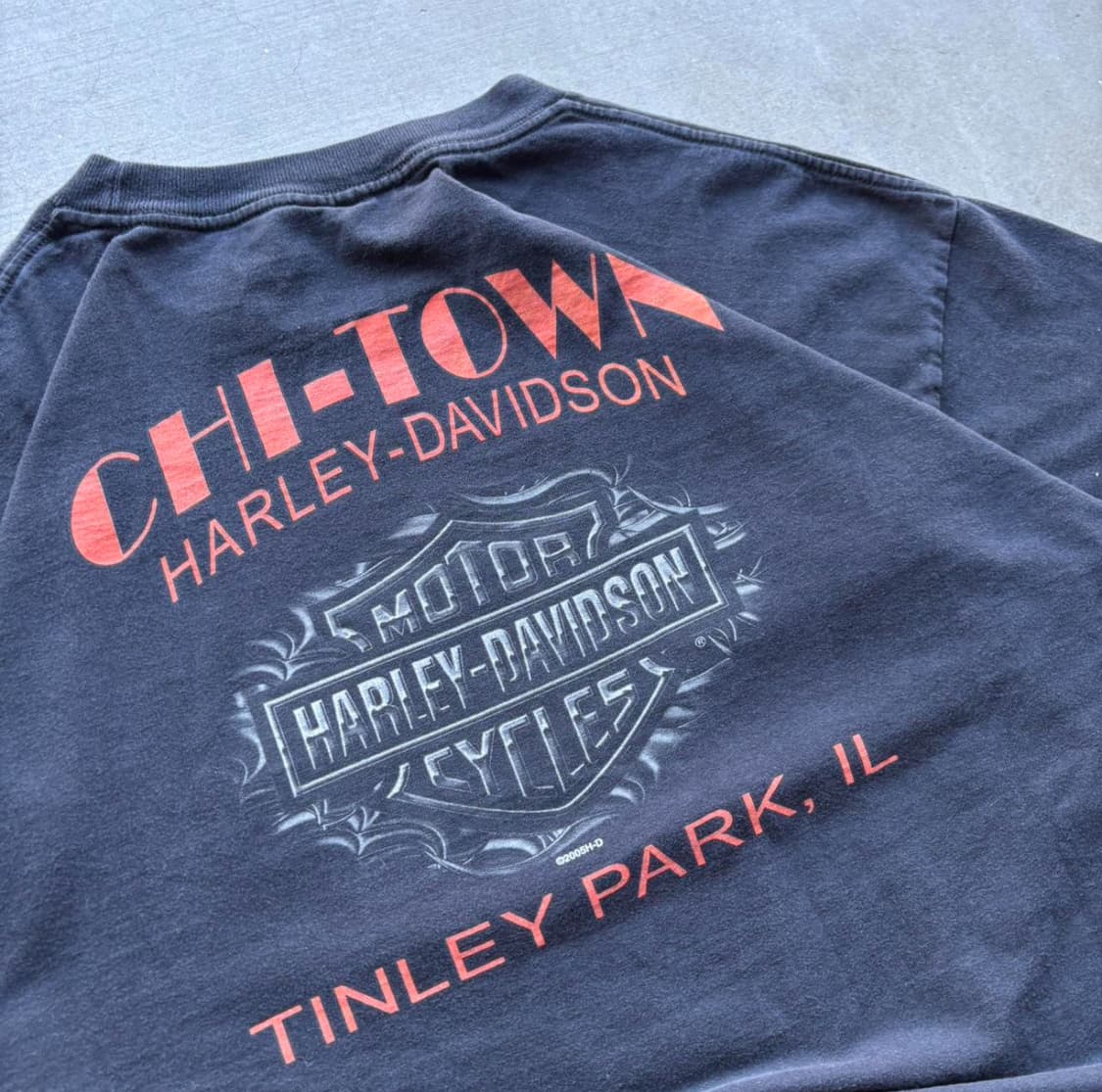 빈티지 2005 Harley Davidson 티셔츠 XXL 상품이미지4