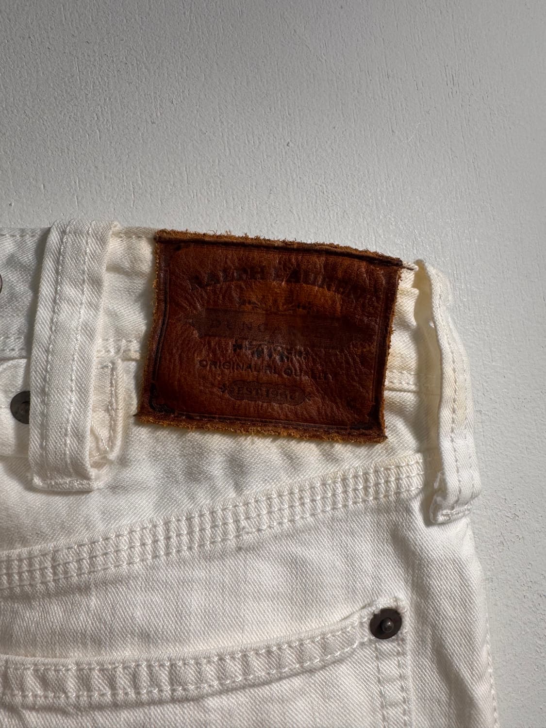 Polo Ralph Lauren 폴로 화이트 코튼 데님 스커트 상품이미지7