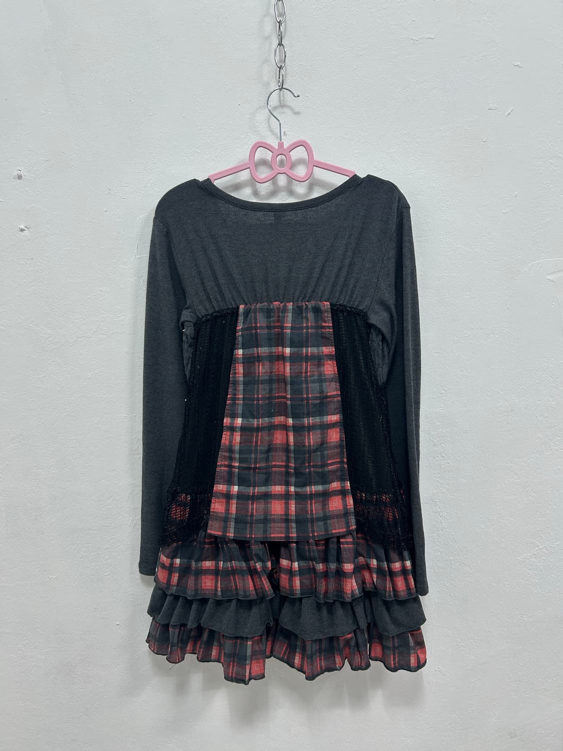 [H BIS] 데스노트 미사, 나나 깔 펑크 체크 원피스 상품이미지6