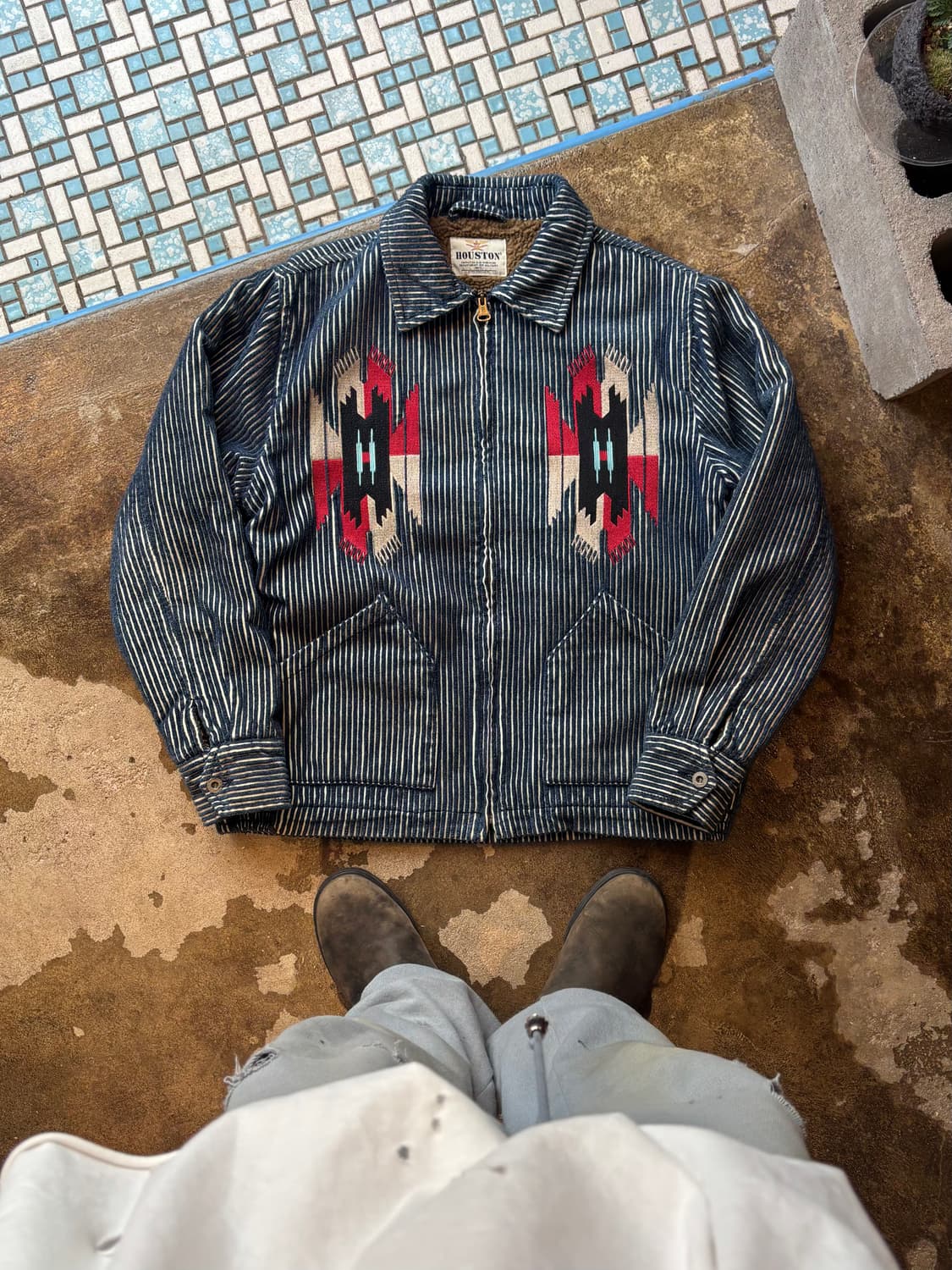 Houston Native Jacquard Boa Jacket 상품이미지1