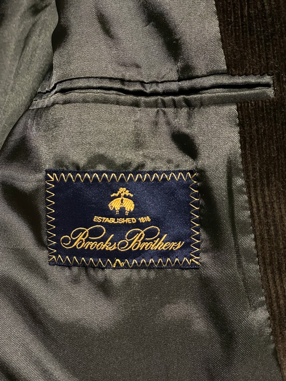 L~XL JPN 브룩스 브라더스 골덴 코듀로이 자켓 브라운 상품이미지6