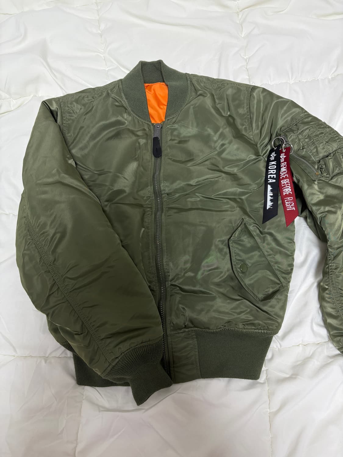 상태굿)알파인더스트리 ma-1 상품이미지5