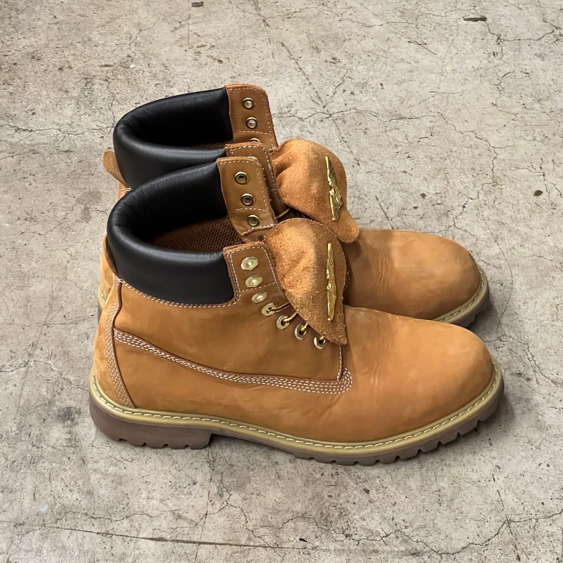 팀버랜드맛 호킨스 부츠275 + 금장 브로치세트 상품이미지3