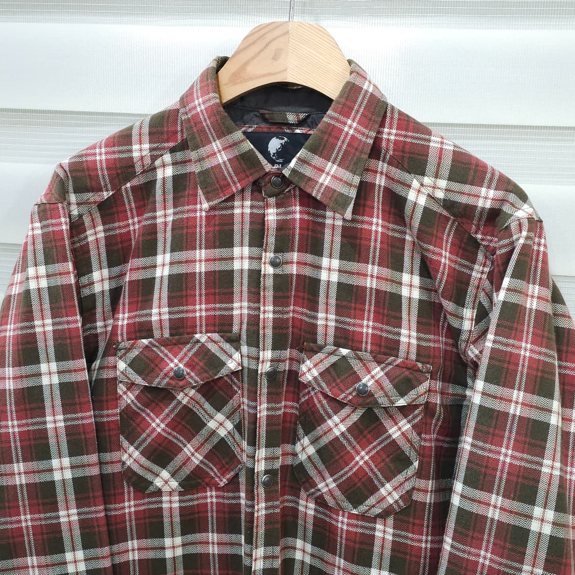 일본 AQUA PLANET 웨스턴 체크셔츠- M 상품이미지2