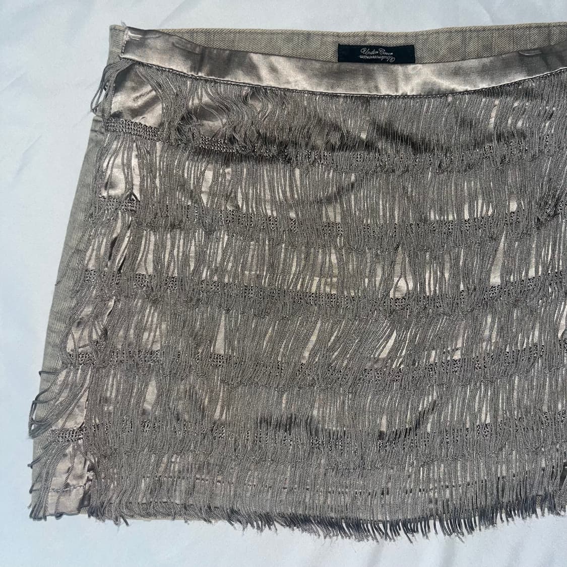 undercover satin tassle mini skirt 상품이미지6