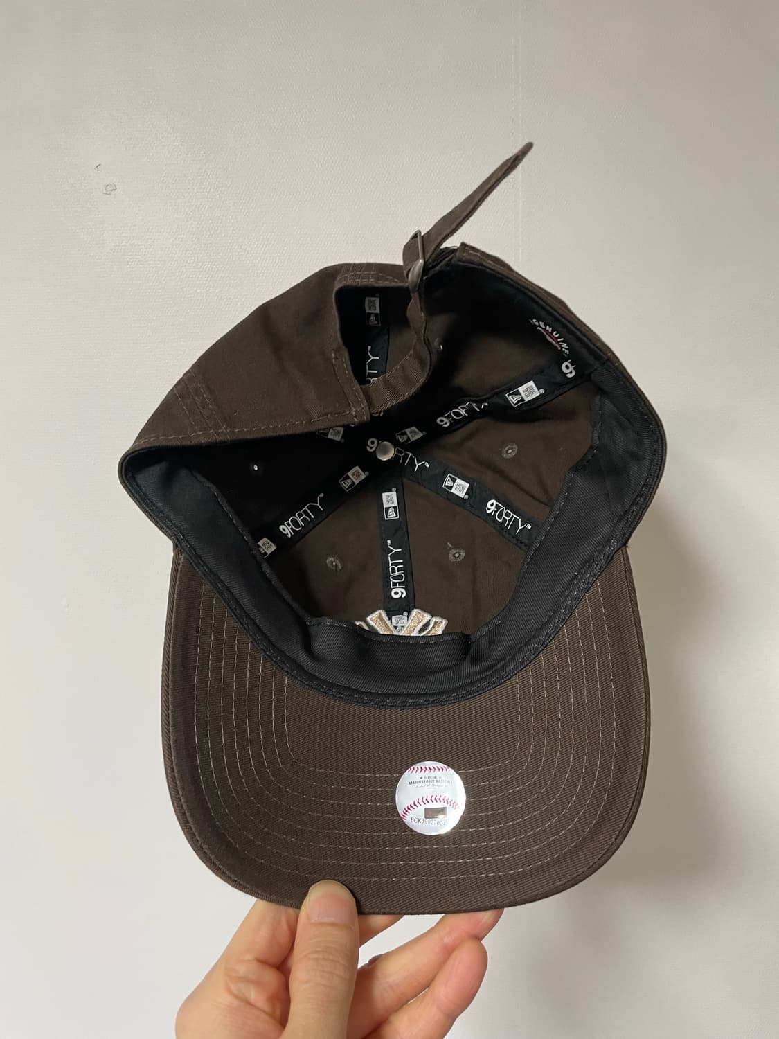 뉴에라 브라운 볼캡 상품이미지3