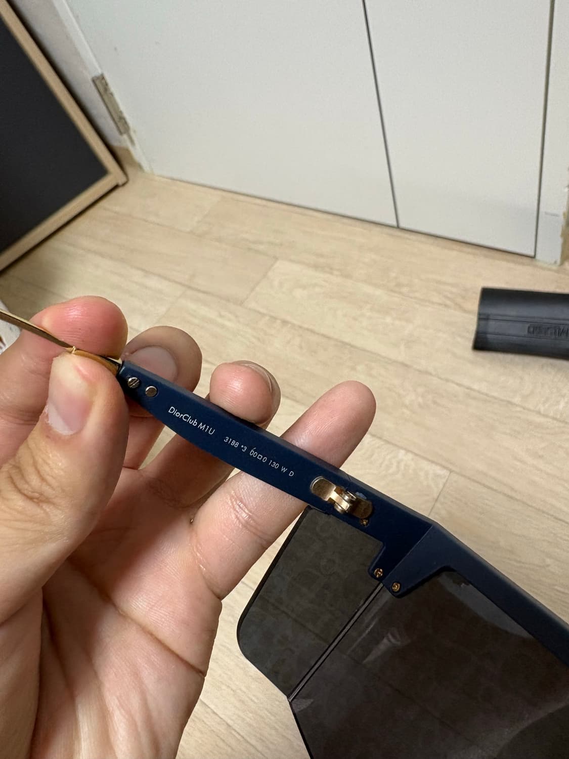 (새상품급, 정품) 디올 오블리크 금장 선글라스 m1u 상품이미지7