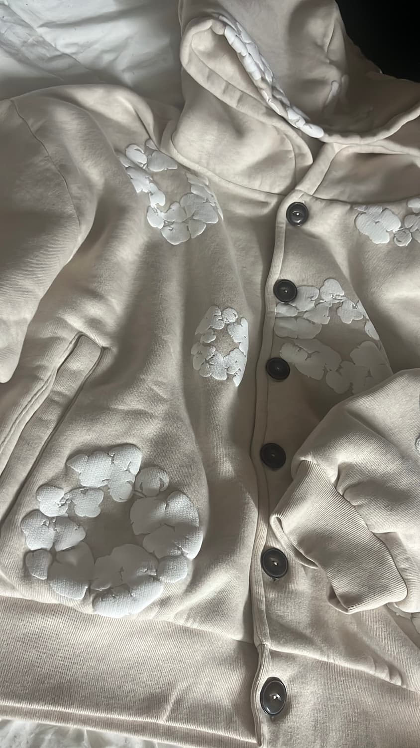 데님티어스 오트밀 가디건 정품 새상품 판매 상품이미지1