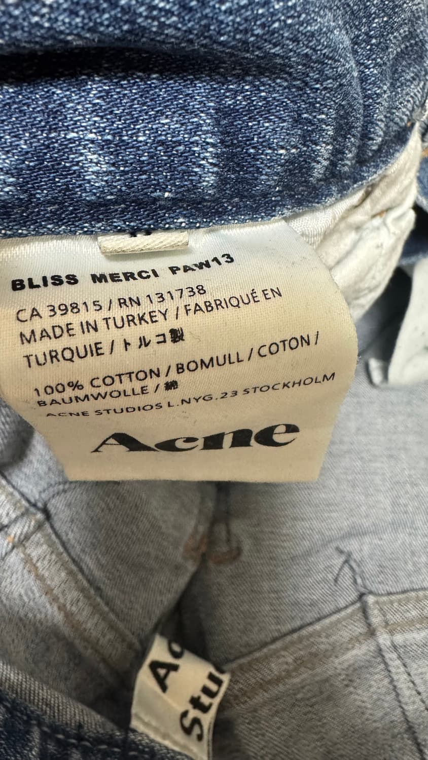 Acne Studios 부츠컷 청바지 m 상품이미지4