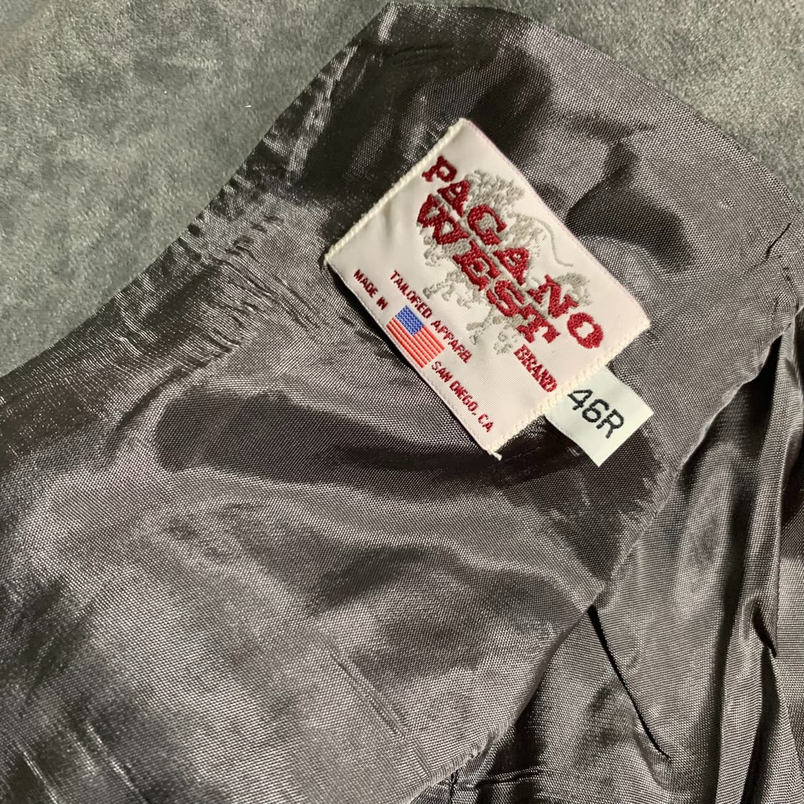 [XL] Pagano West Grey Faux Suede jacket 상품이미지6