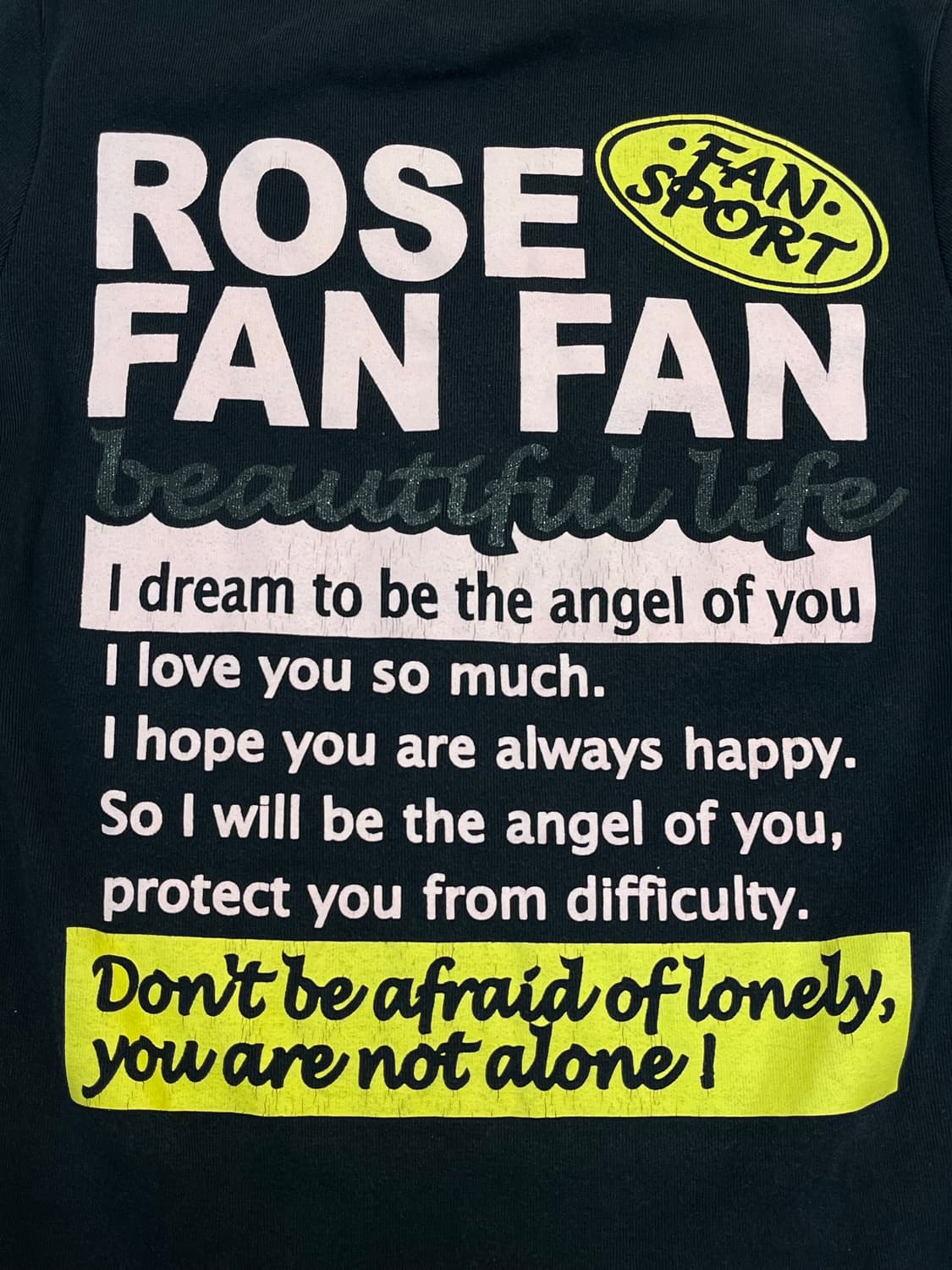 ROSE FAN FAN 반팔티 블랙 #csz3852 상품이미지9